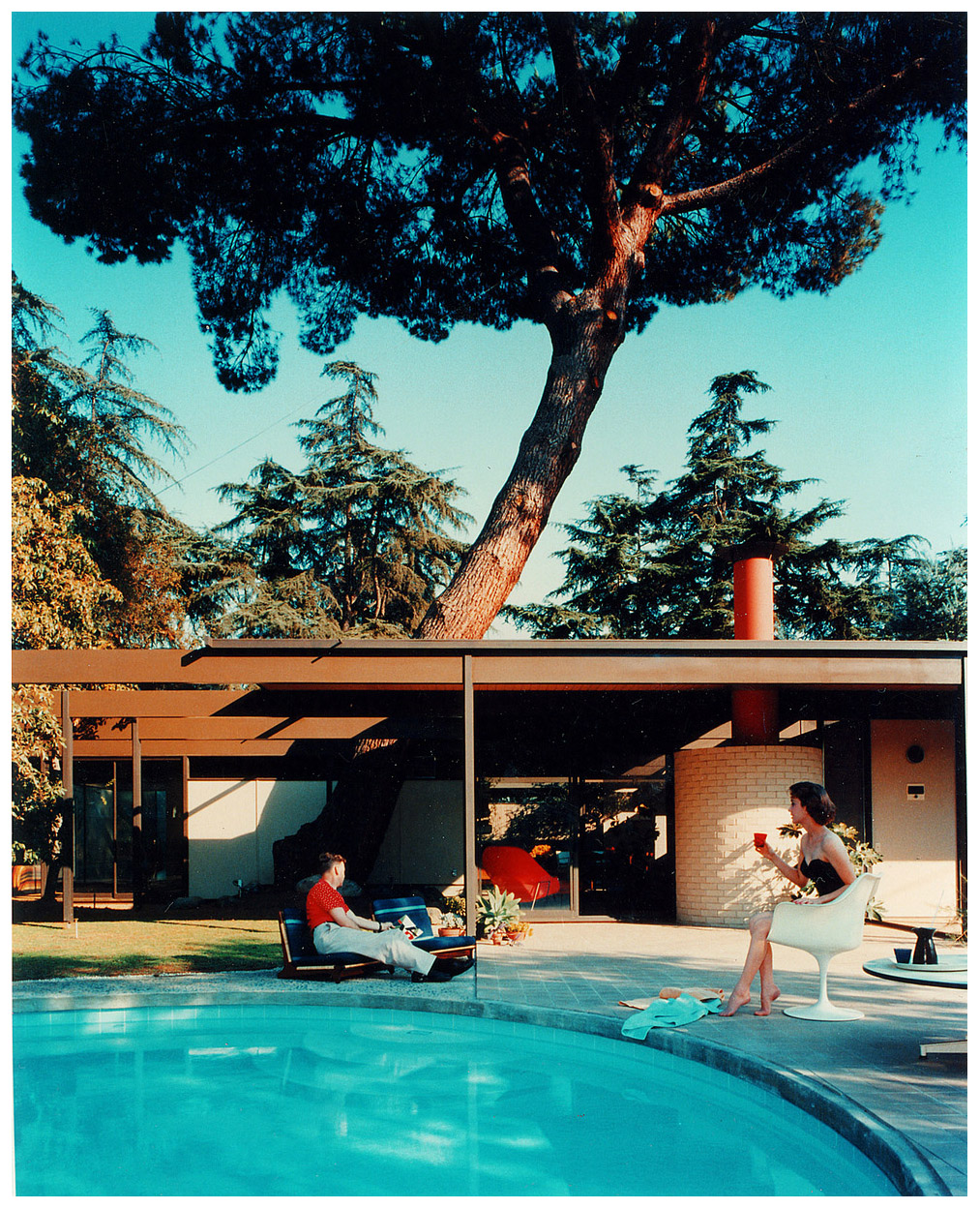 Julius Shulman, Case Study House No. 20, Altadena, CA. 1958, Architect Buff, Straub and Hensman